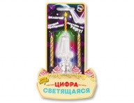 Цифра LED"4"д/торта и праздничного стола+2свечки Цифра LED"4"д/торта и праздничного стола+2свечки