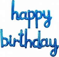 Набор шаров (17''/43 см) Мини-Надпись "Happy Birthday", Синий, 1 шт. в упак. Набор шаров (17''/43 см) Мини-Надпись "Happy Birthday", Синий, 1 шт. в упак.