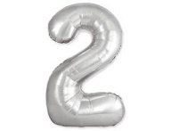 Ф ЦИФРА 2 40&quot; SLIM Silver