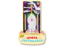 Цифра LED"9"д/торта и праздничного стола+2свечки Цифра LED"9"д/торта и праздничного стола+2свечки