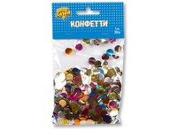 Конфетти Круги фольга ассорти 1,5см 20гр Конфетти Круги фольга ассорти 1,5см 20гр