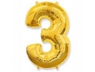   3 32&quot; Gold