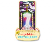 Цифра LED"7"д/торта и праздничного стола+2свечки Цифра LED"7"д/торта и праздничного стола+2свечки