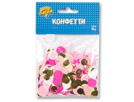 Конфетти Круги тишью,фольга Розовое/Золото 10гр Конфетти Круги тишью,фольга Розовое/Золото 10гр