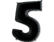   5 40&quot; Black