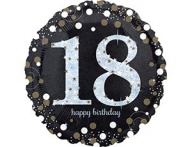  18&quot; HB Sparkling Birthday 18 gold