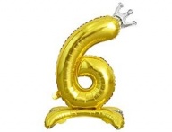 К ЦИФРА 6 32" Gold на подставке Корона К ЦИФРА 6 32" Gold на подставке Корона