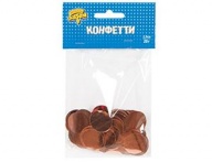 Конфетти Круги фольга розовое золото 2,5см 20гр Конфетти Круги фольга розовое золото 2,5см 20гр